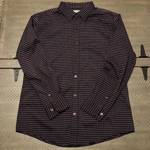 Purple Long Sleeve Button Down